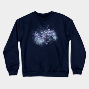 Odd planet out!/Jellyfish Crewneck Sweatshirt